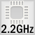 2.2 GHz